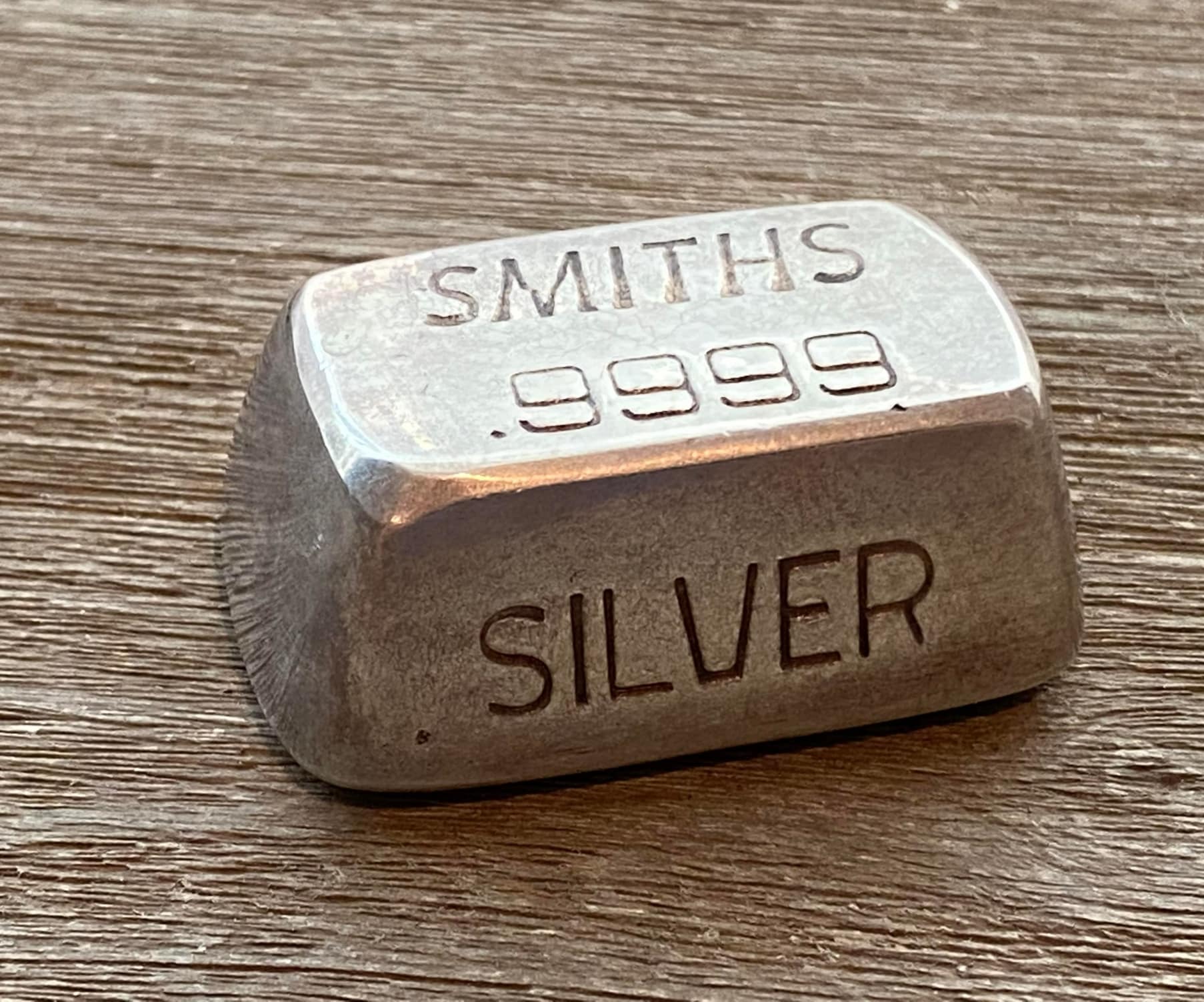 Smiths 5.21 oz vintage silver bar