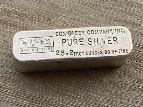 Don Casey / Silvex 25.2 Vintage Silver Bar