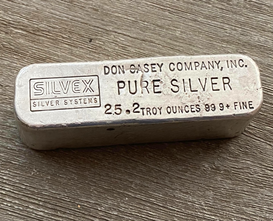 Don Casey / Silvex 25.2 Vintage Silver Bar