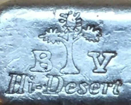 BV Hi-Desert Vintage Silver Hallmark