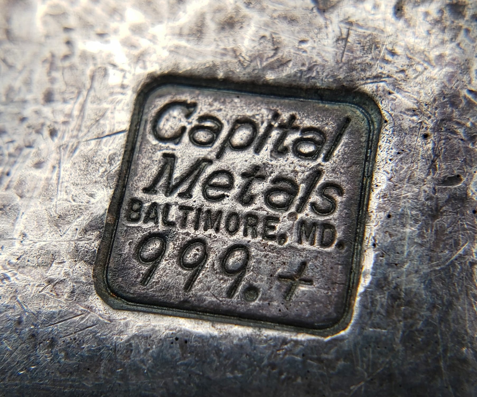 Capital Metals Vintage Silver Hallmark