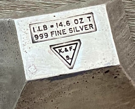 K&F S Silver hallmark