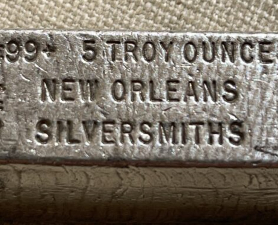 New Orleans Silversmith Silver Hallmark