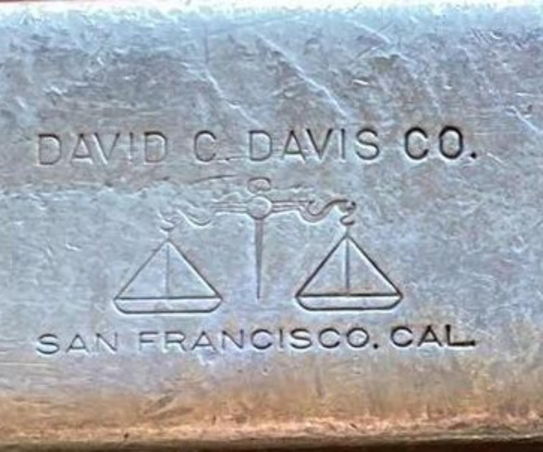 David C Davis vintage silver hallmark