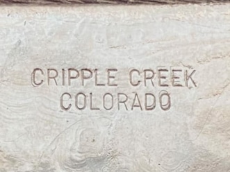 Cripple Creek Colorado vintage silver hallmark
