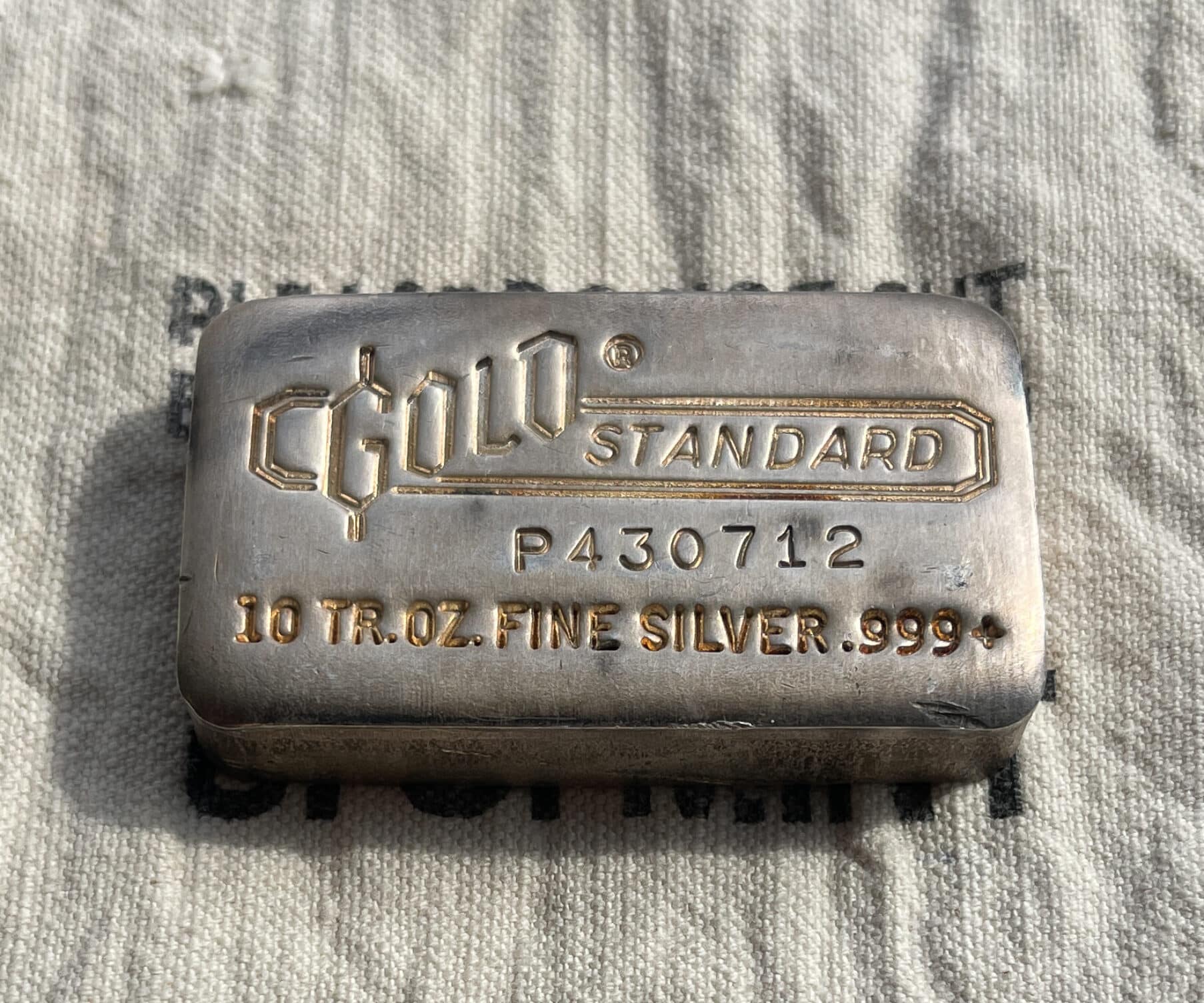 gold standard vintage silver hallmark