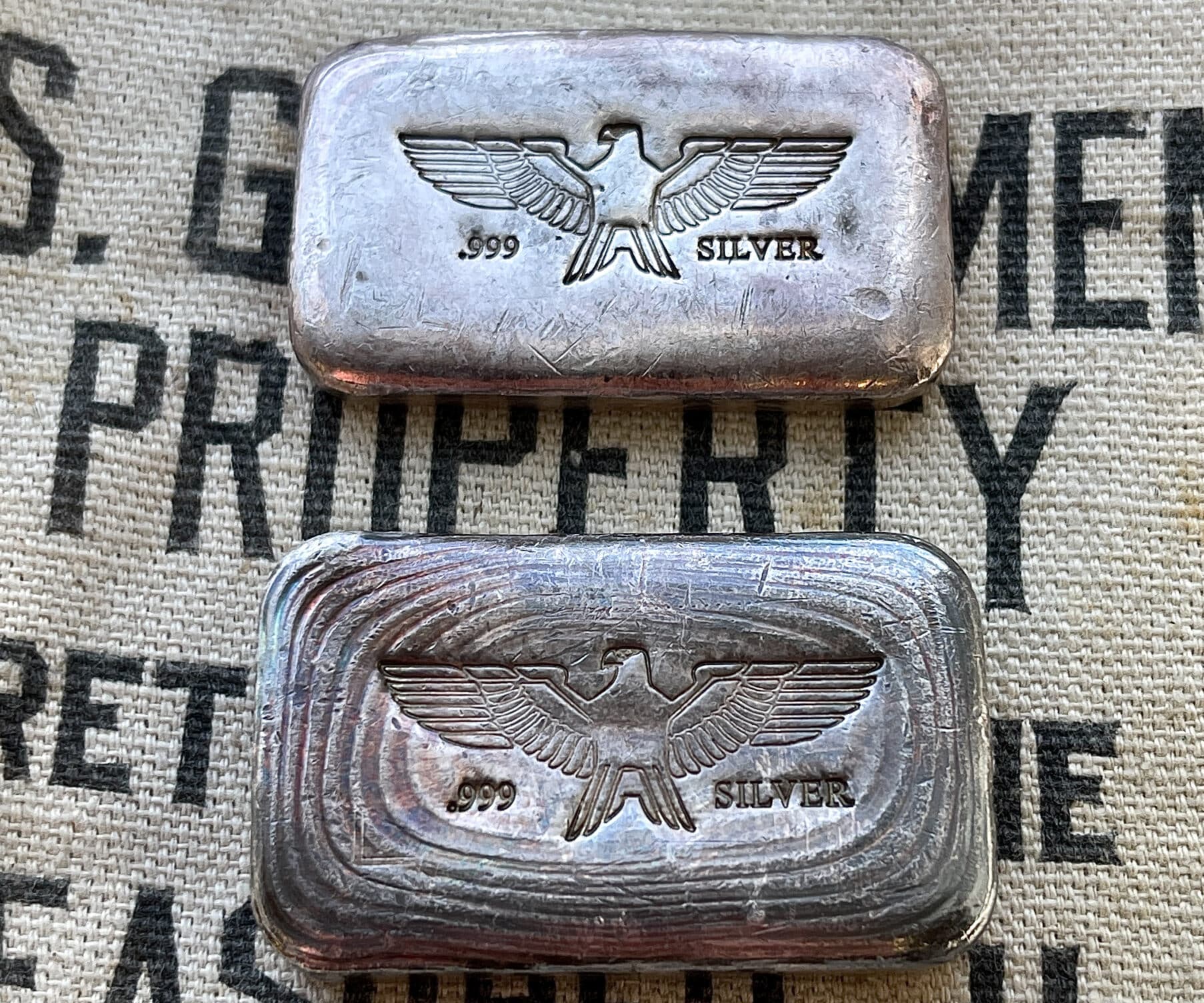 Dennis England Thunderbird vintage Silver bars