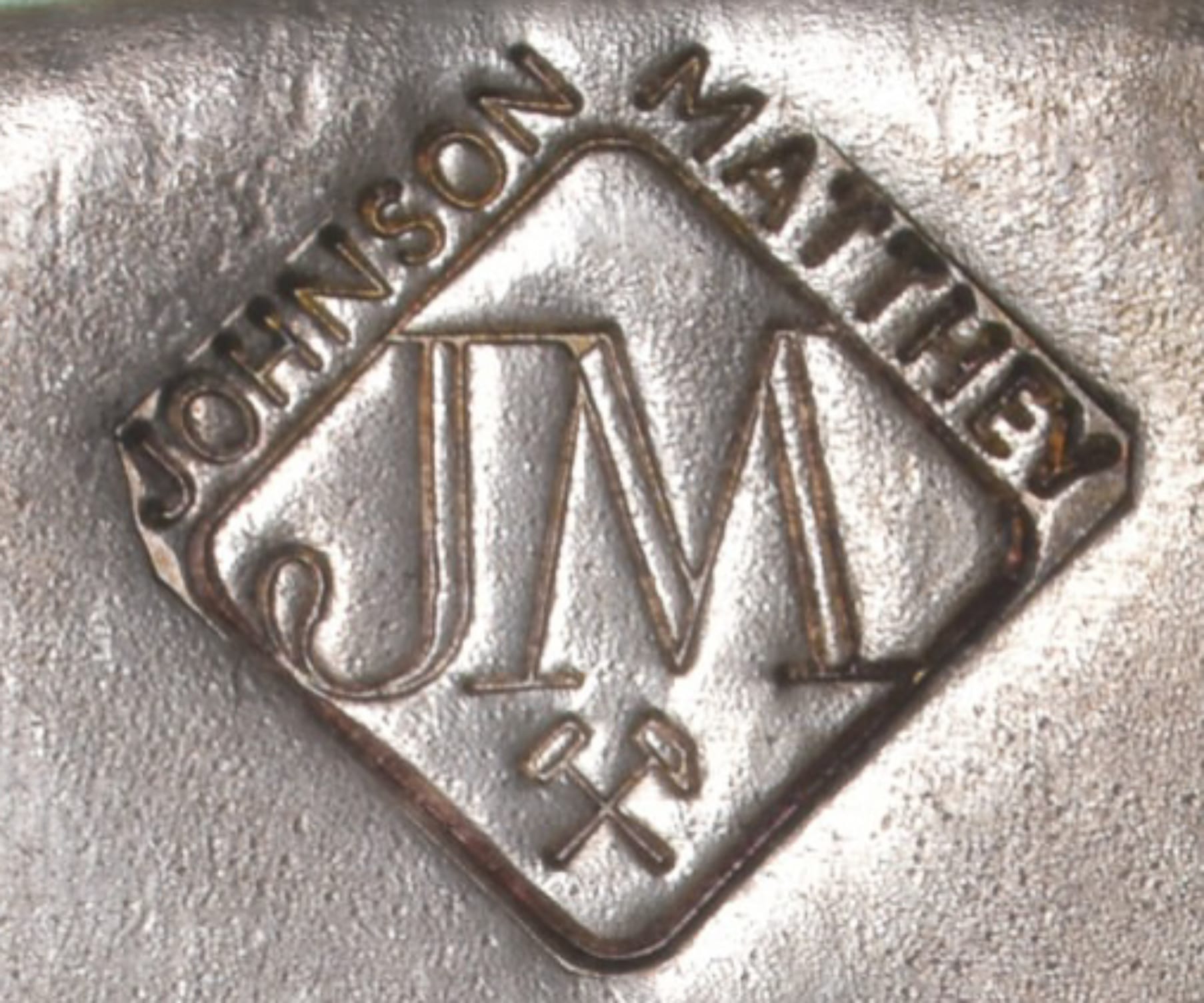 JM vintage silver hallmark