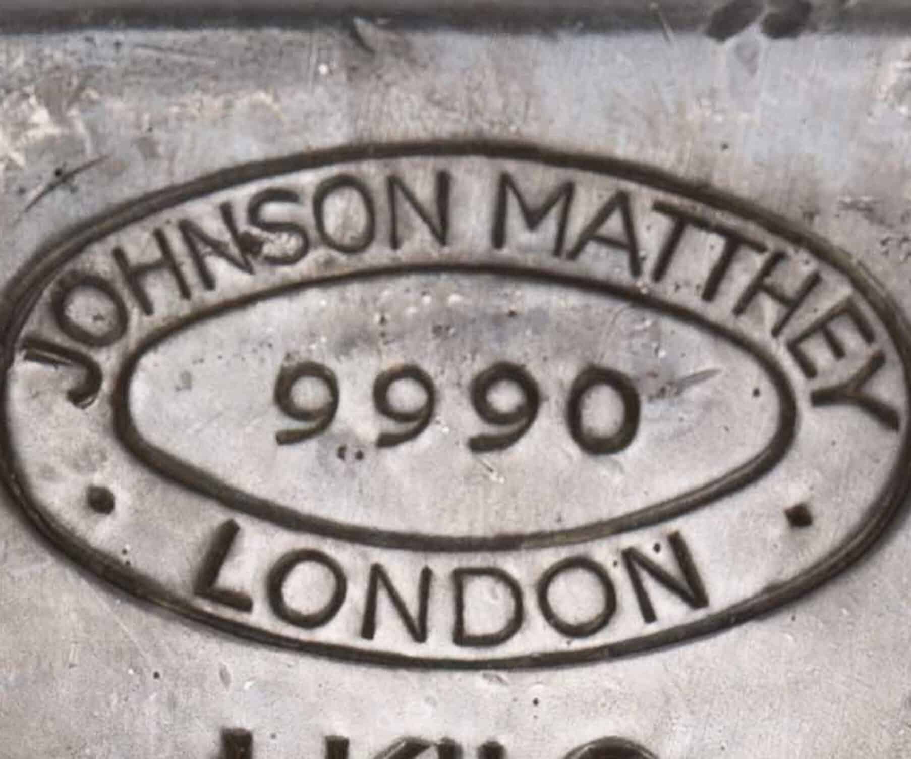 JM London vintage silver hallmark
