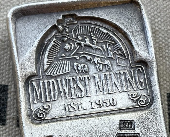 Midwest Mining Vintage Silver Hallmark