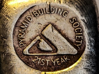 Pyramid Building Society Silver Hallmark