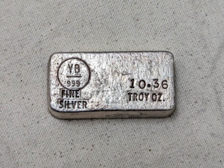 YB Silver 10.36 silver bar