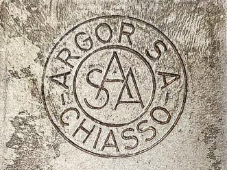Argor SA Chiasso vintage silver hallmark
