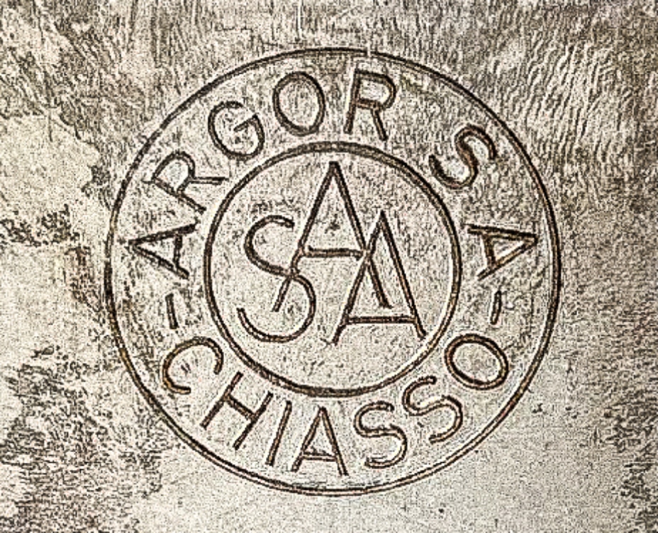 Argor SA Chiasso vintage silver hallmark