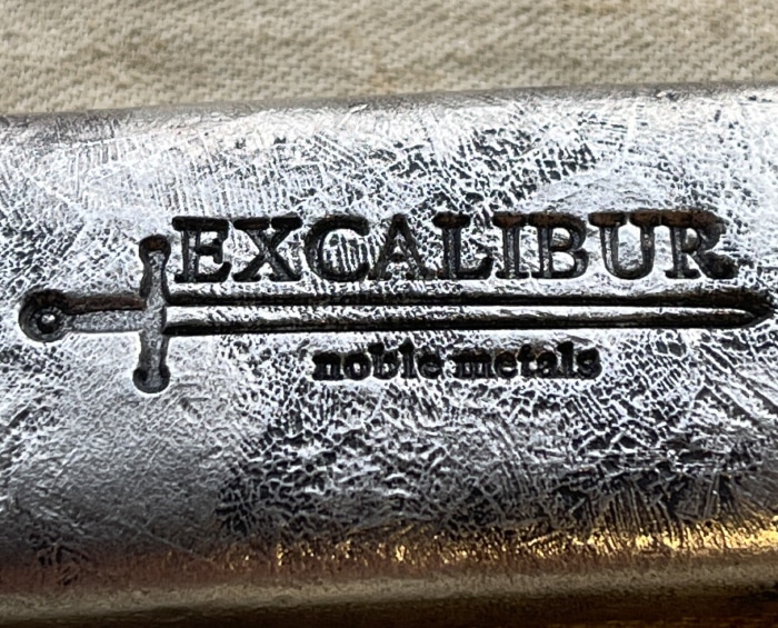 Excalibur Noble Metals silver hallmark