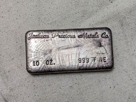 Jackson Precious Metals 10 oz Silver Bar