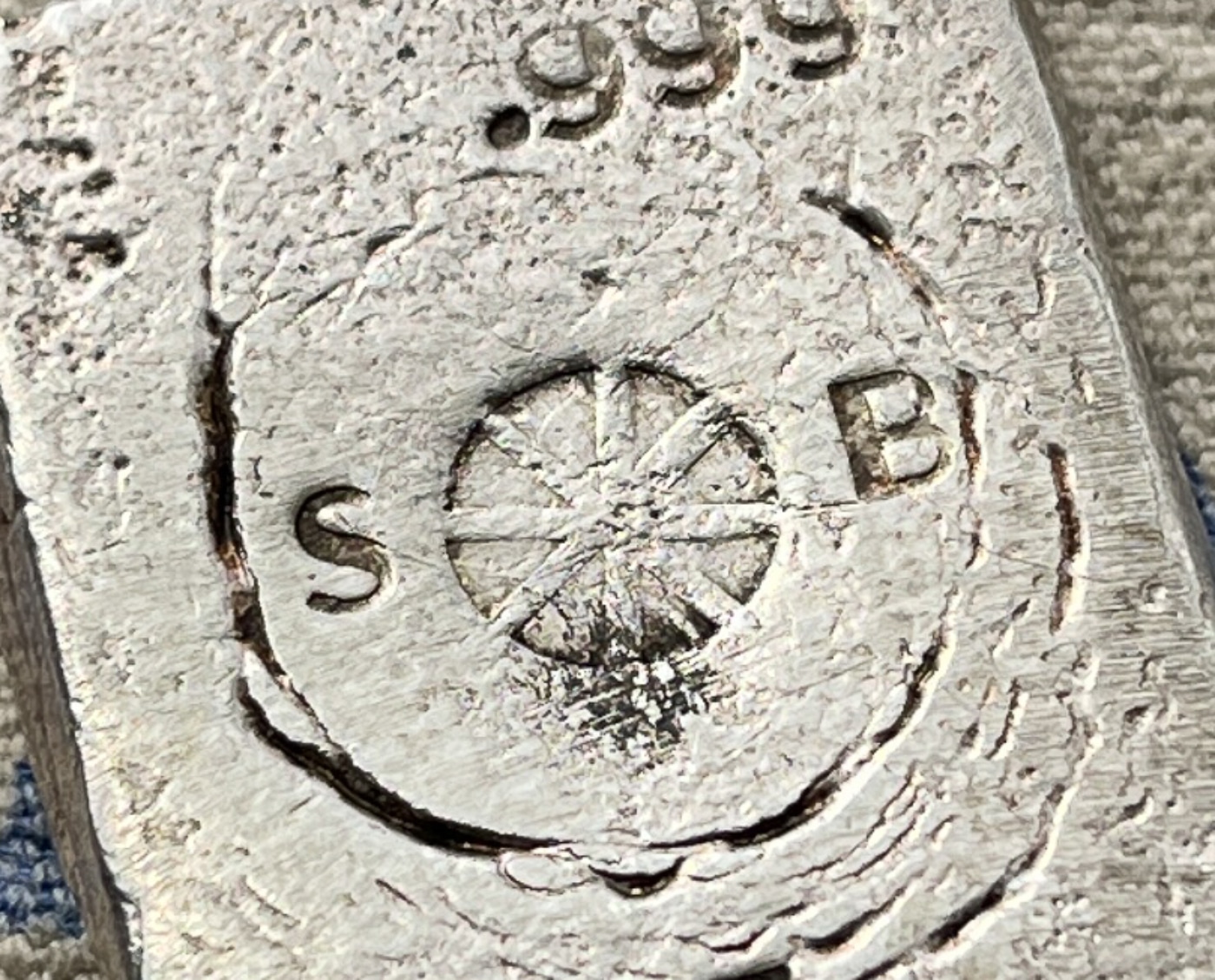 Sb Mints S B | Vintage Silver