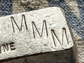 MMM silver hallmark