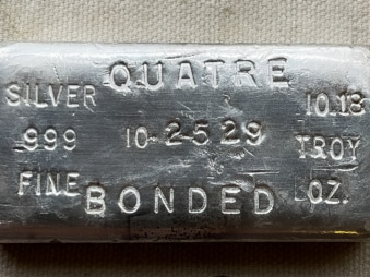 Quatre Bonded Agents silver hallmark