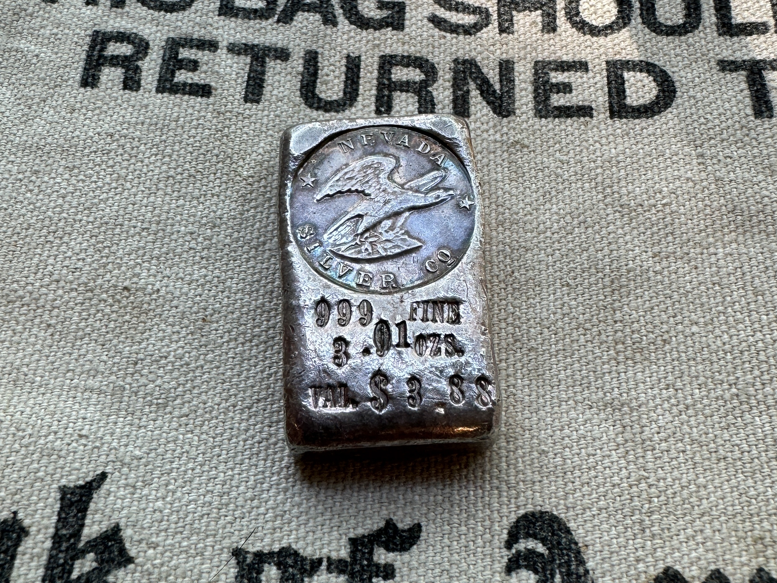 Nevada Silver Co. 3.01 oz. | Vintage Silver