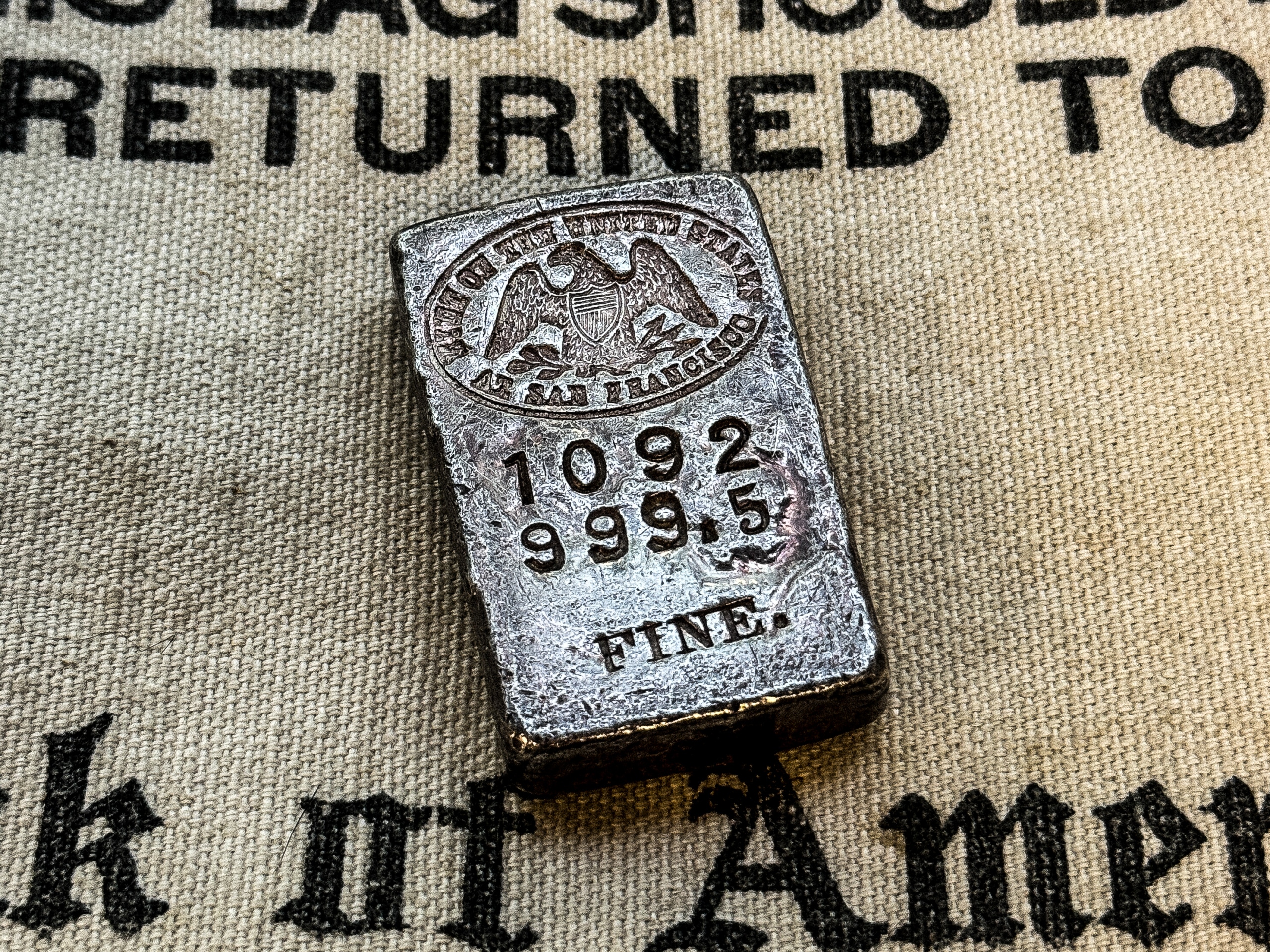 San Francisco Assay 5.67 Oz. | Vintage Silver